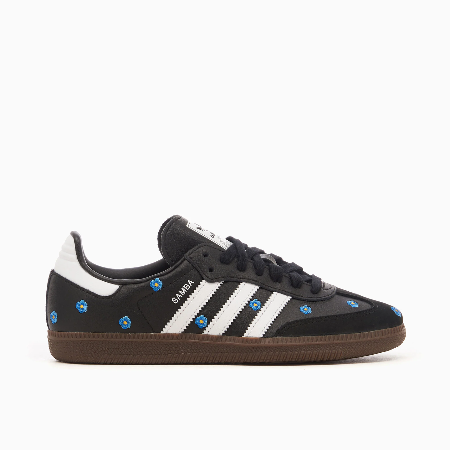 adidas Samba Light Blue Floral Core Black (Women's) 1