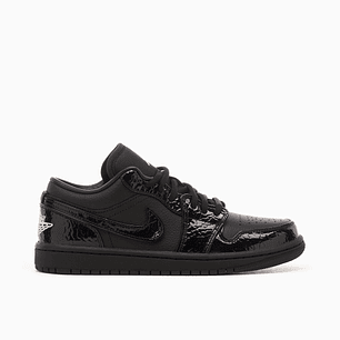 Jordan 1 Low SE Patent Elephant Black (Women's)