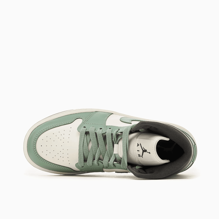 Jordan 1 Mid Jade Smoke (Women's) 4