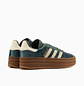 adidas Gazelle Bold Mineral Green Velvet (Women's) - Thumbnail 6