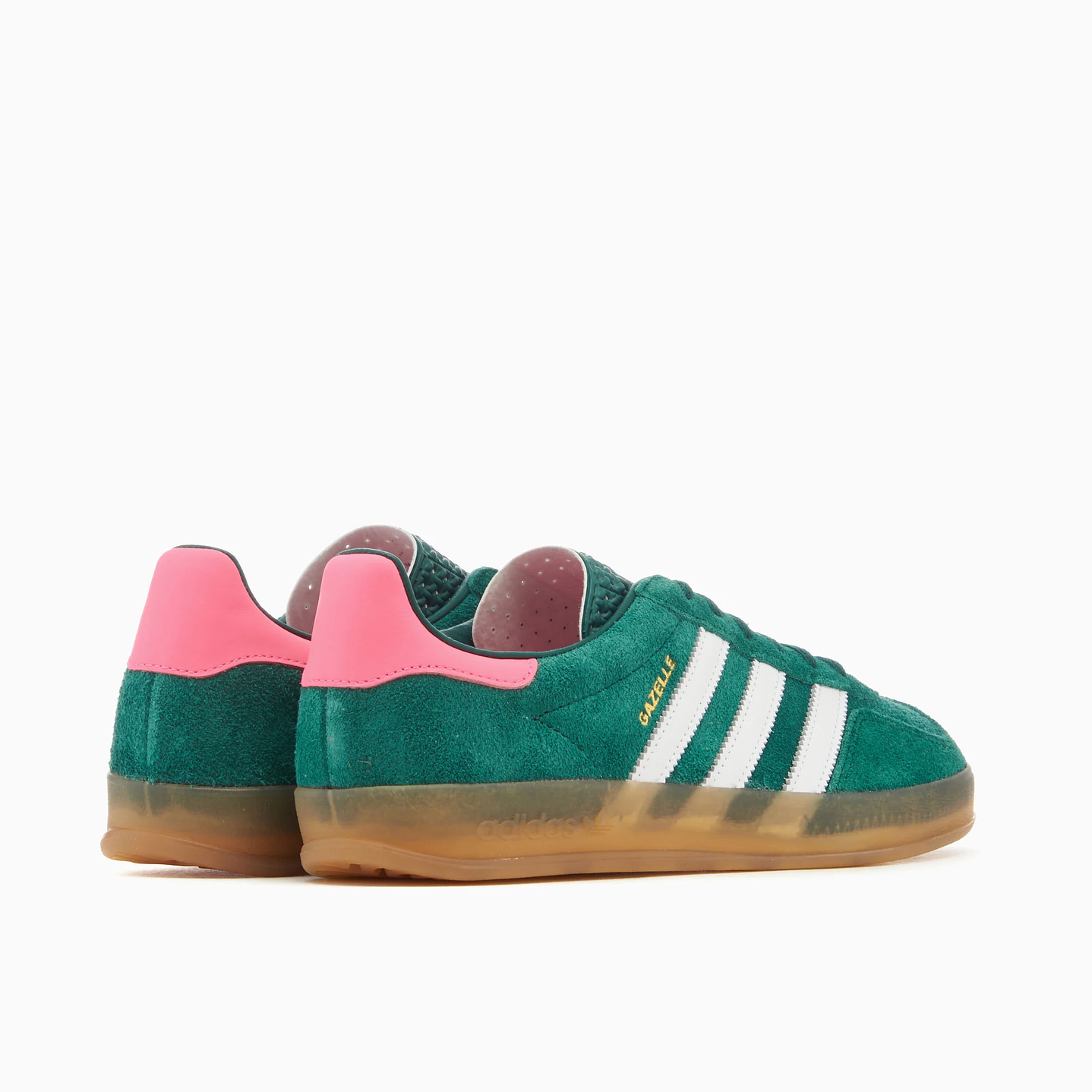 adidas Gazelle Indoor Collegiate Green Lucid Pink (Women's) 6