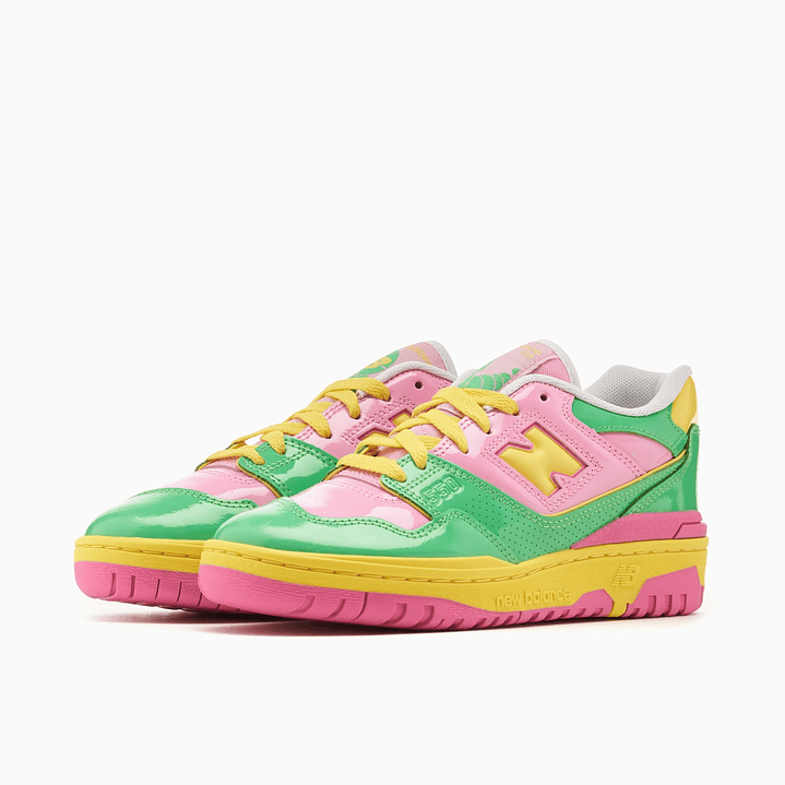 New Balance 550 Y2K Patent Leather Pack Pink Green 5