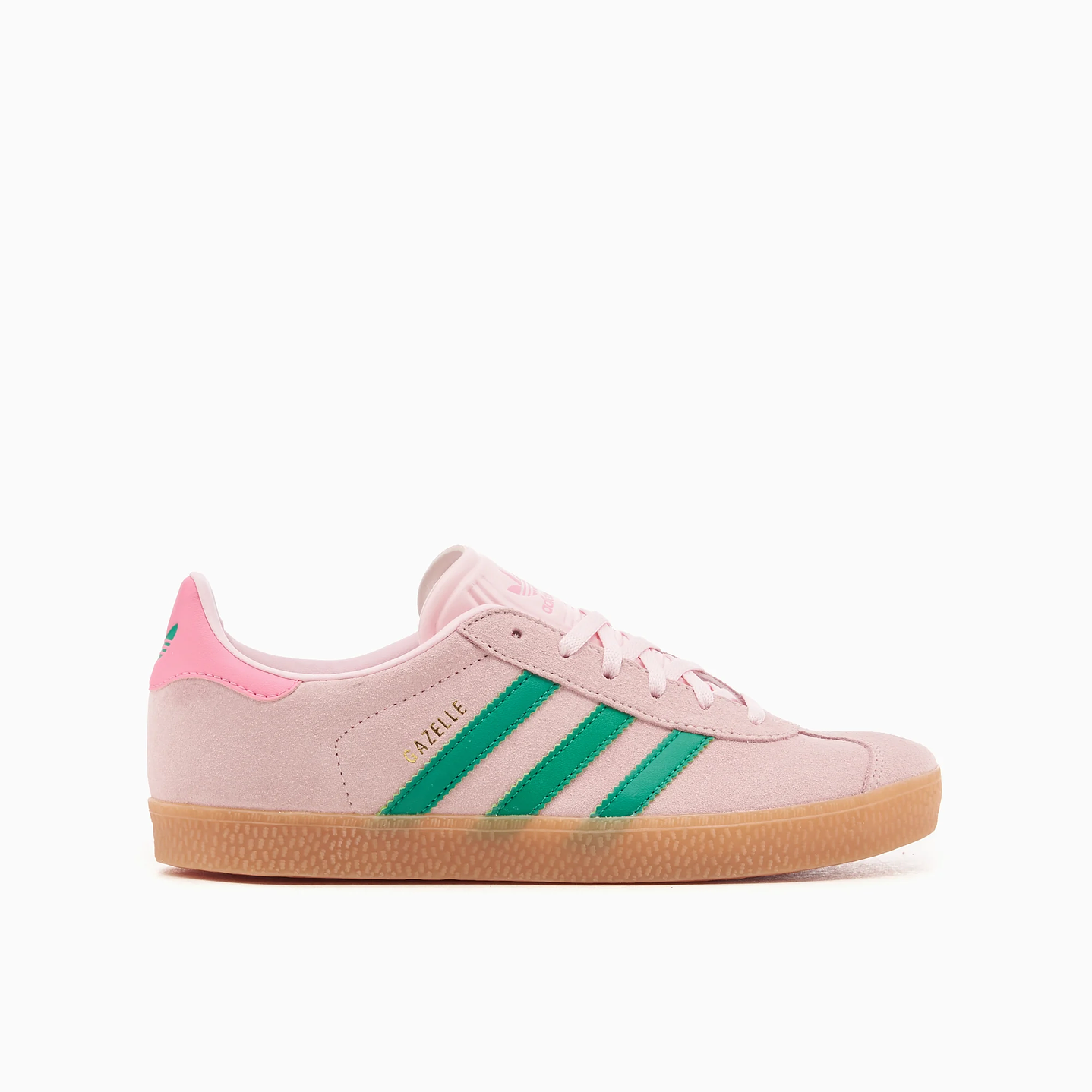 adidas Gazelle Clear Pink Court Green (GS) 1