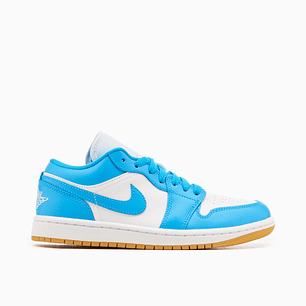 Jordan 1 Low White Gum Light Brown Dark Powder Blue (Women's)