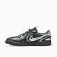 Jordan 1 Low Method of Make V3 Black Metallic Silver (Women's) - Thumbnail 2