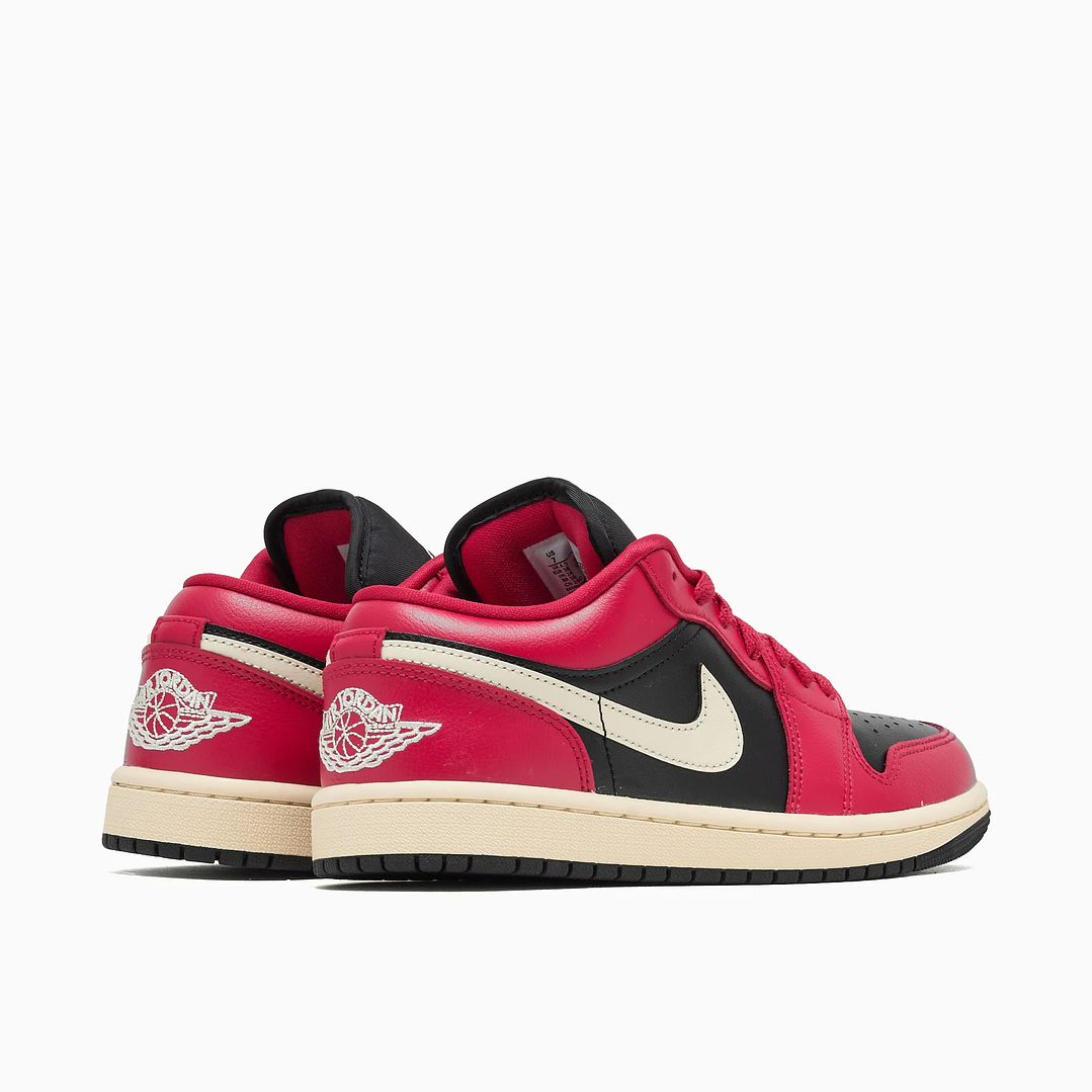Jordan 1 Low Mystic Hibiscus Black (Women's) 4