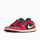 Jordan 1 Low Mystic Hibiscus Black (Women's) - Thumbnail 5