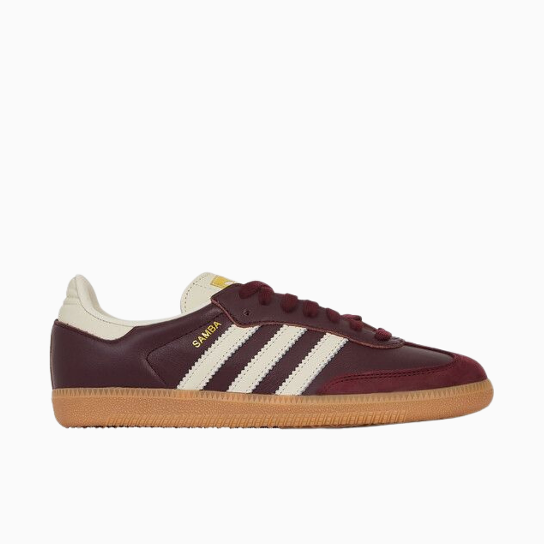 Adidas Samba OG Maroon  (Women's) 1