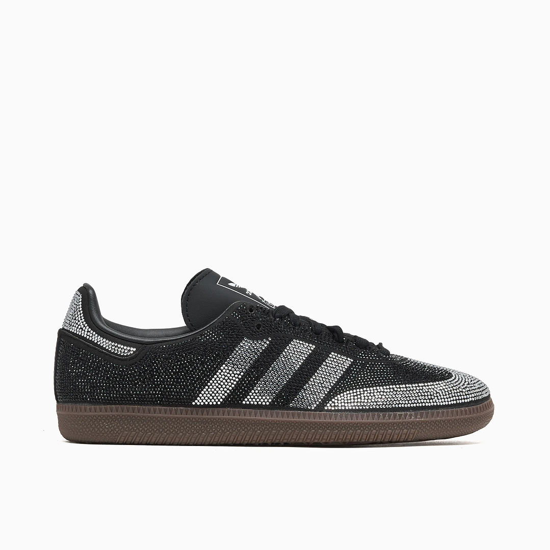 adidas Samba OG Rhinestone Black Silver (Women's) 1