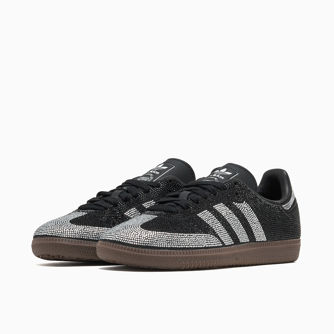 adidas Samba OG Rhinestone Black Silver (Women's) 3