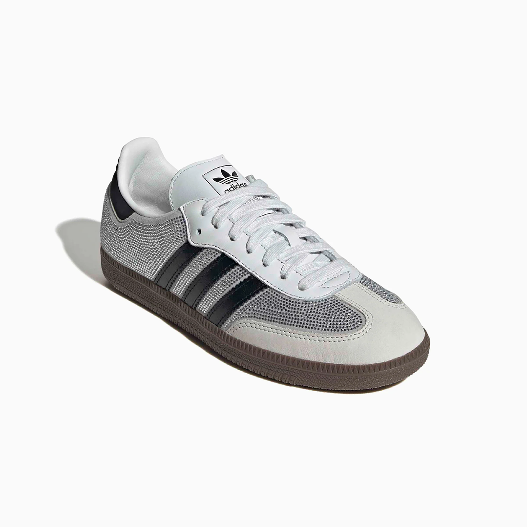 adidas Samba OG Rhinestone Crystal White Silver (Women's) 3