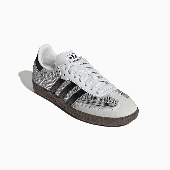 adidas Samba OG Rhinestone Crystal White Silver (Women's) 3