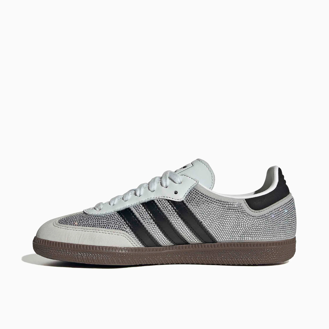 adidas Samba OG Rhinestone Crystal White Silver (Women's) 4