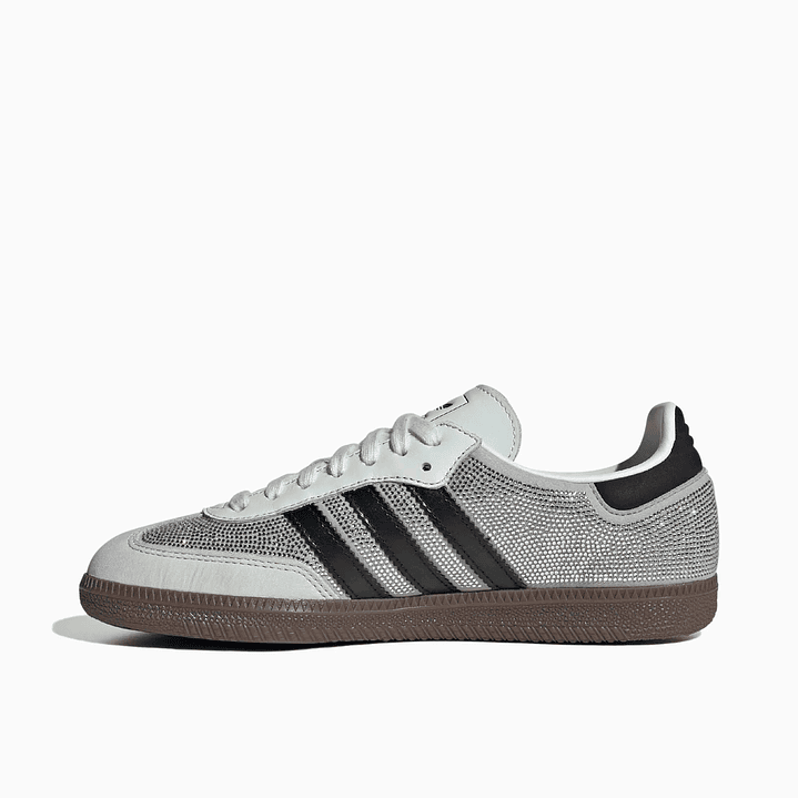 adidas Samba OG Rhinestone Crystal White Silver (Women's) 4