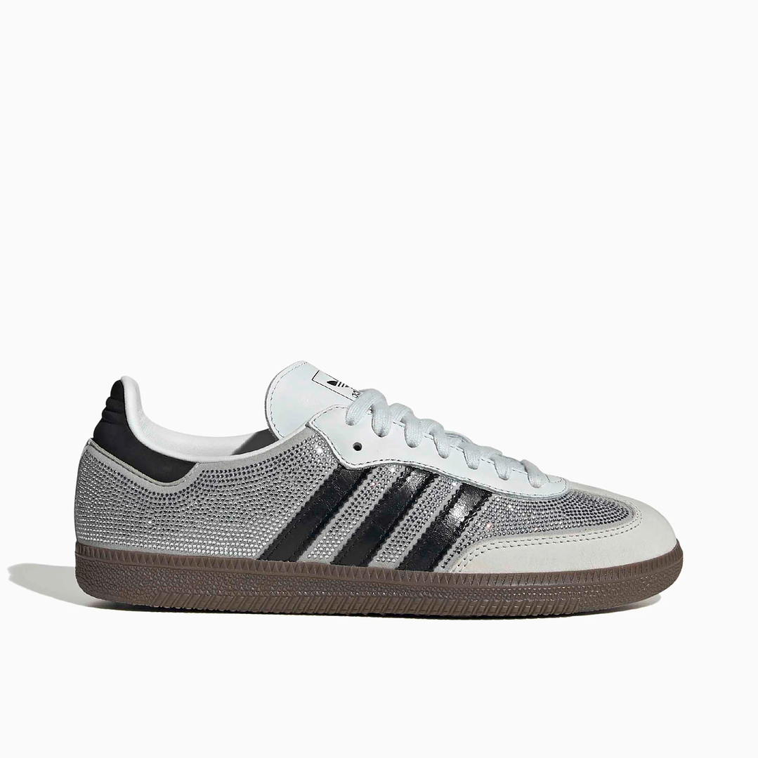 adidas Samba OG Rhinestone Crystal White Silver (Women's) 1