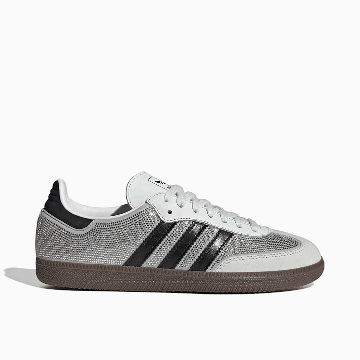 adidas Samba OG Rhinestone Crystal White Silver (Women's) 1