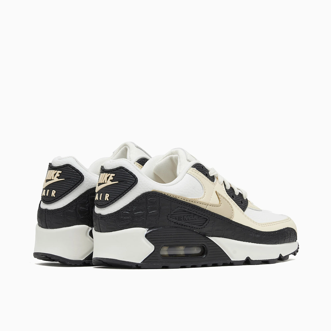 Nike Air Max 90 Sail Black Croc (Women's) 5