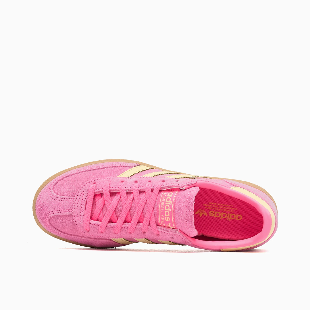 adidas Handball Spezial Lucid Pink Almost Yellow Gold (Women's) 4