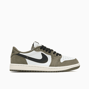 Jordan 1 Retro Low Medium Olive Summit White Sail Black