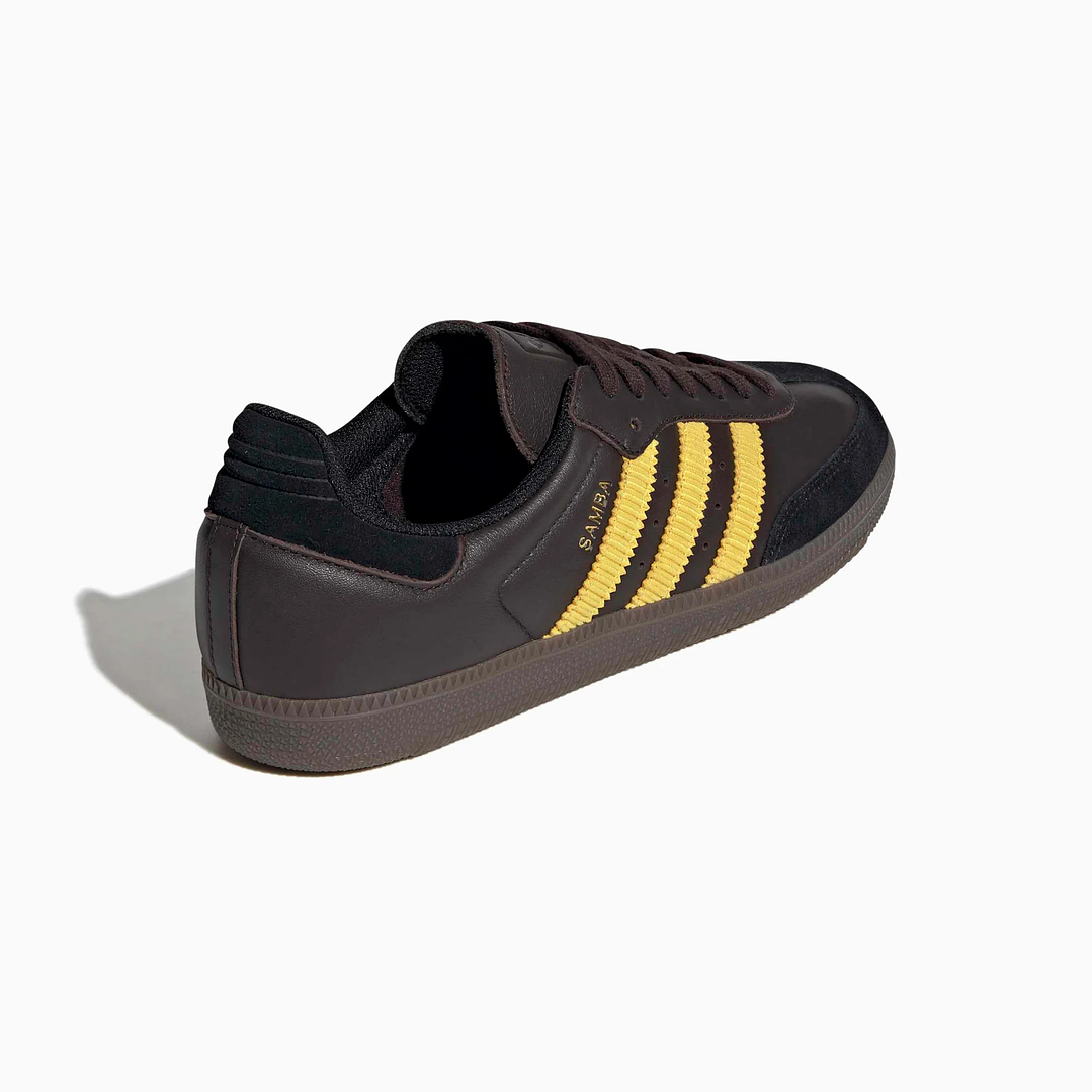 adidas Samba OG Aurora Coffee EQT Yellow 3