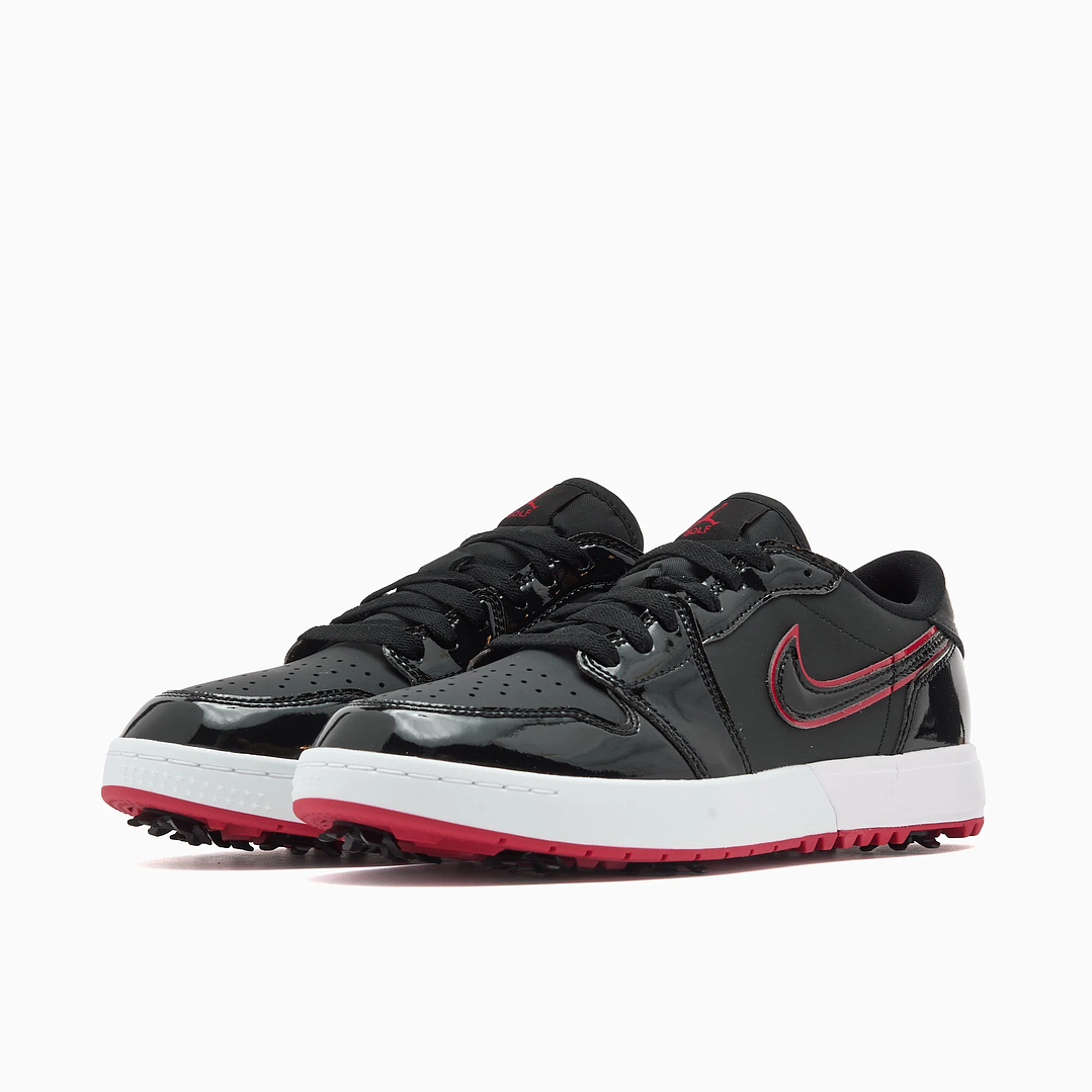 Jordan 1 Low Golf Bred Black Patent 3