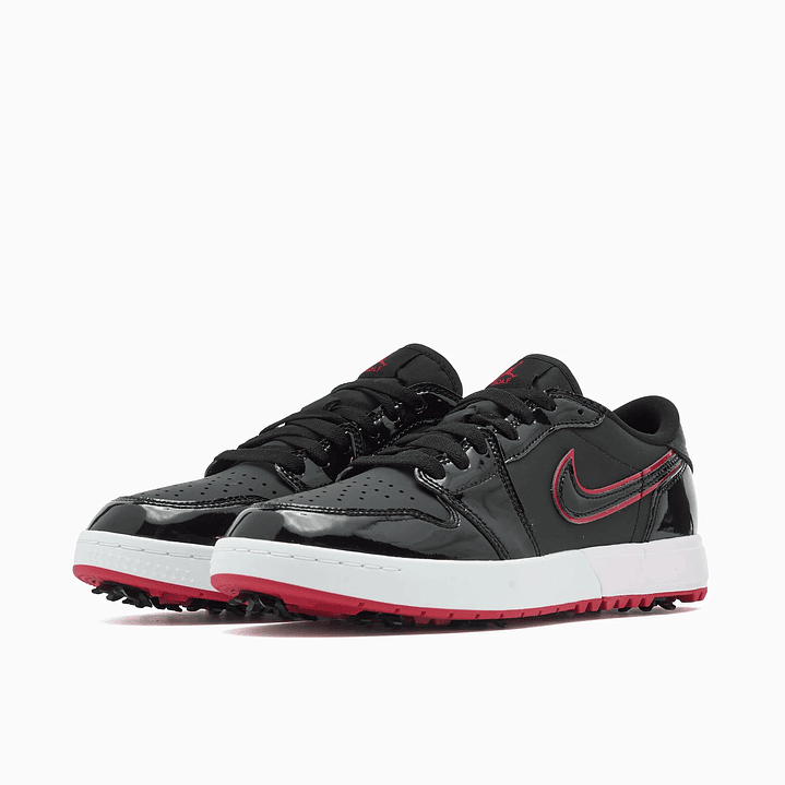 Jordan 1 Low Golf Bred Black Patent 3