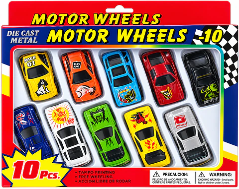 SET DE 10 AUTOS DEPORTIVOS 