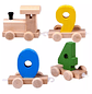 Tren Didáctico de Madera, Números - Miniatura 2