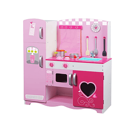 Cocina de madera Pink Heart