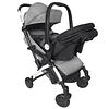 Coche Ultra compacto travel system Gris