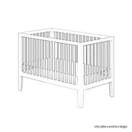 Cuna Sognare Practic Blanca/Miel