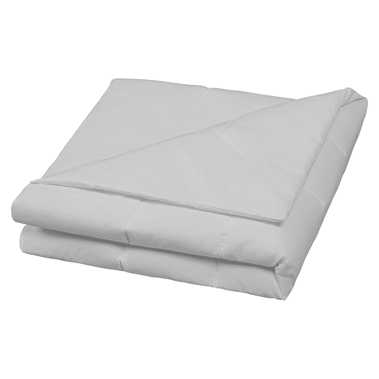 Cobertor Liso 145 X 100 Cm Gris 