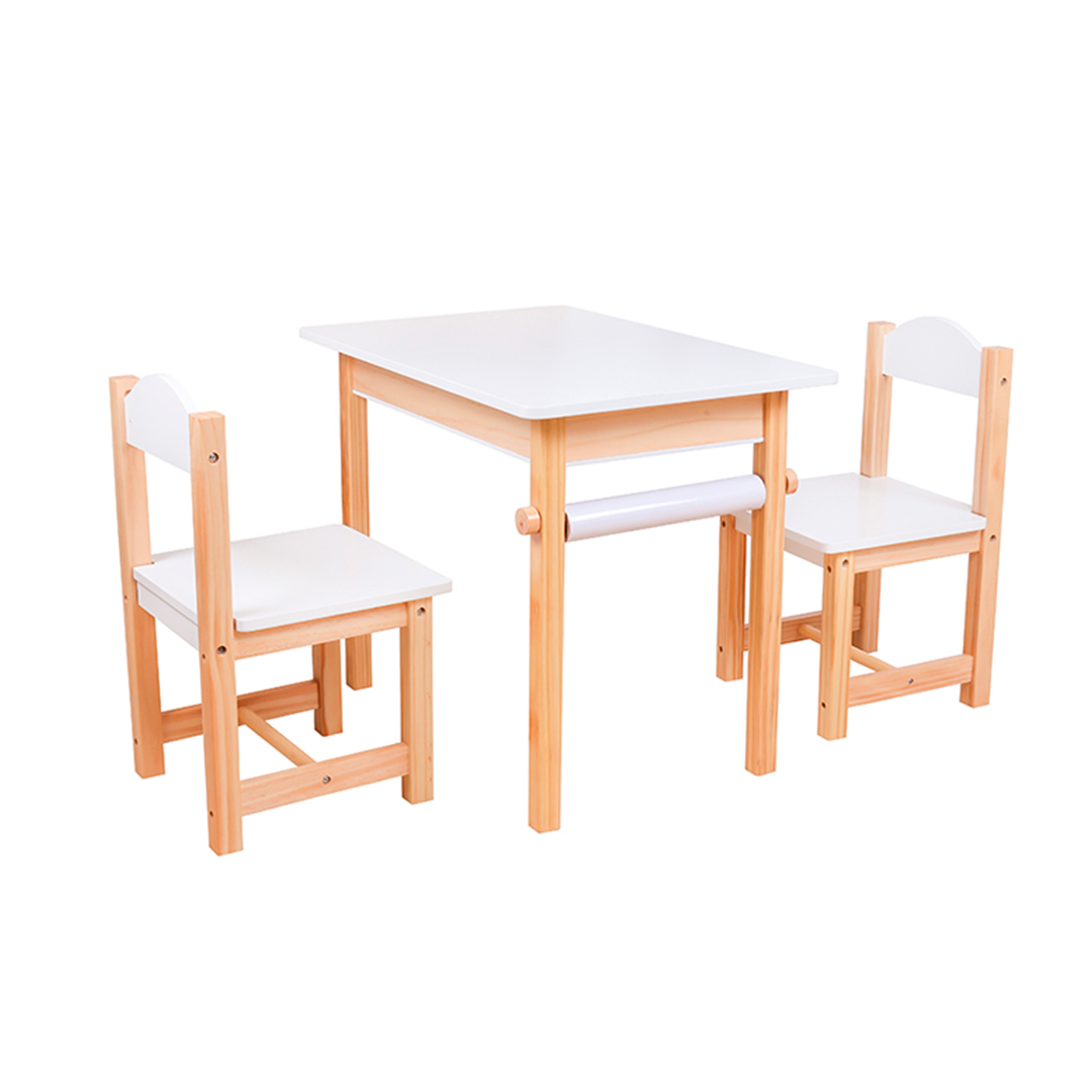 Mesa CIC Kids 2 Sillas Blanco