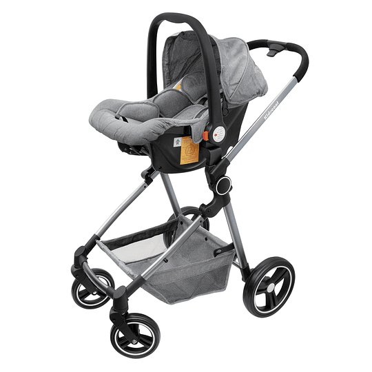 Coche Compact Travel System Gris