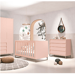 Cuna Noah Design Rosa Base Cobre