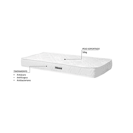 Colchón 148x68x14 Blanco Kidscool