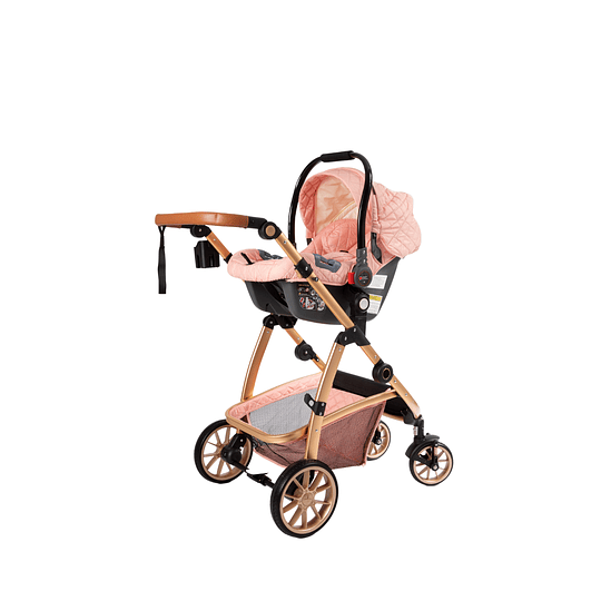 Coche Travel Elegance 3 en 1 Rosado 