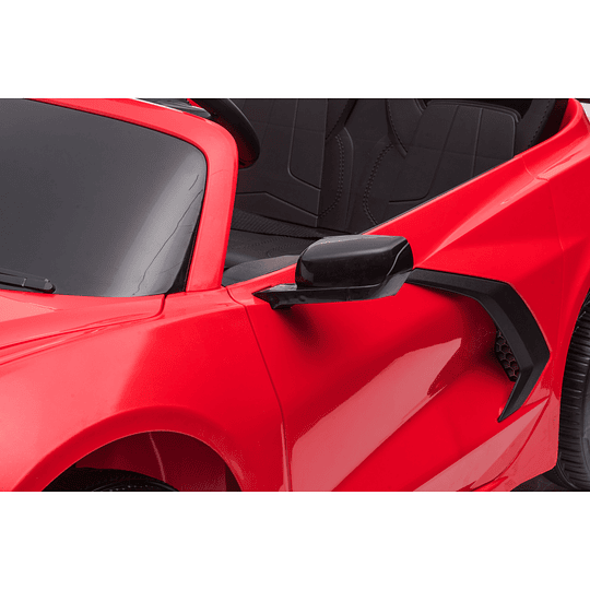 Corvette con licencia 12V Rojo