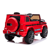 Auto a Batería Jeep G63 Con Licencia Mercedes 12V Rojo