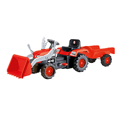 Tractor A Pedales Maxi Ranch Rojo