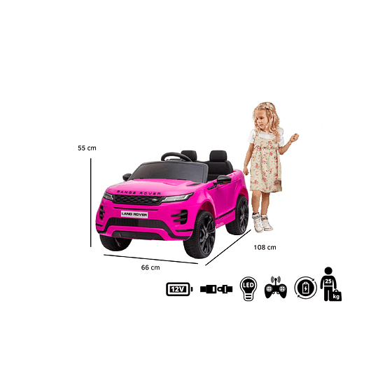 Range Rover Evoque con licencia Rosado