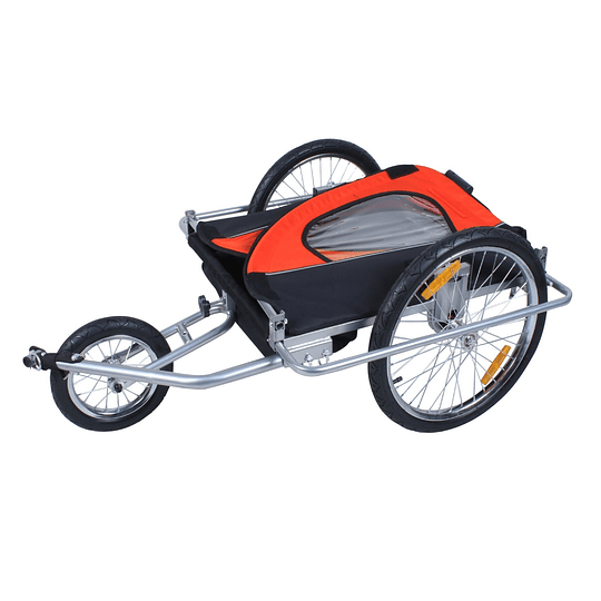 Carrito coche Baby Trailer Naranjo