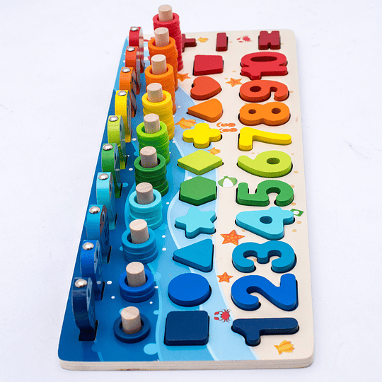 Puzle Didactico Multicolor Montessori