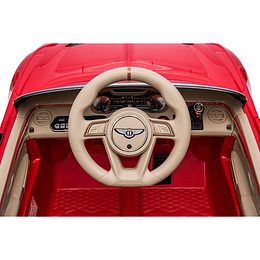 Auto Rojo A Bateria Bentley Balacar 12V