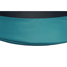 Cama Elastica Verde Con Techo 8 Pies