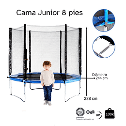 Cama Elástica Junior 8 pies