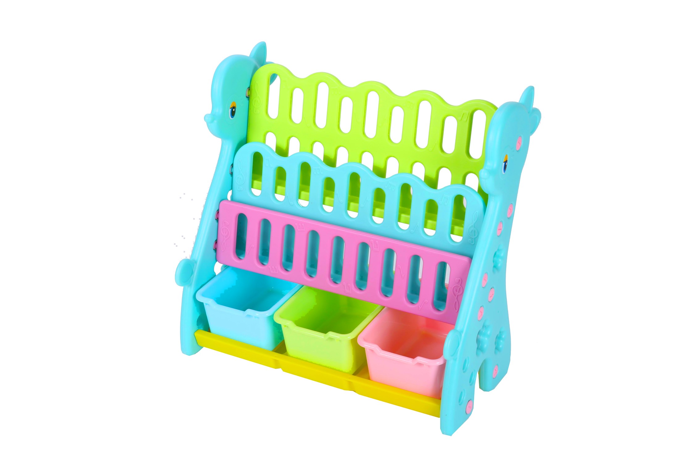 Librero 3 Cajas Sunny Celeste