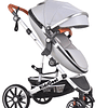 COCHE CUNA EGG 3 EN 1 KIDSCOOL GRIS