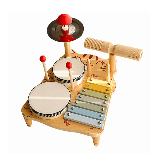 Didactico Bateria Madera Montessori