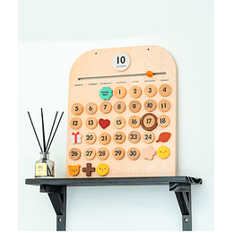 Didactico Calendario Madera Montessori